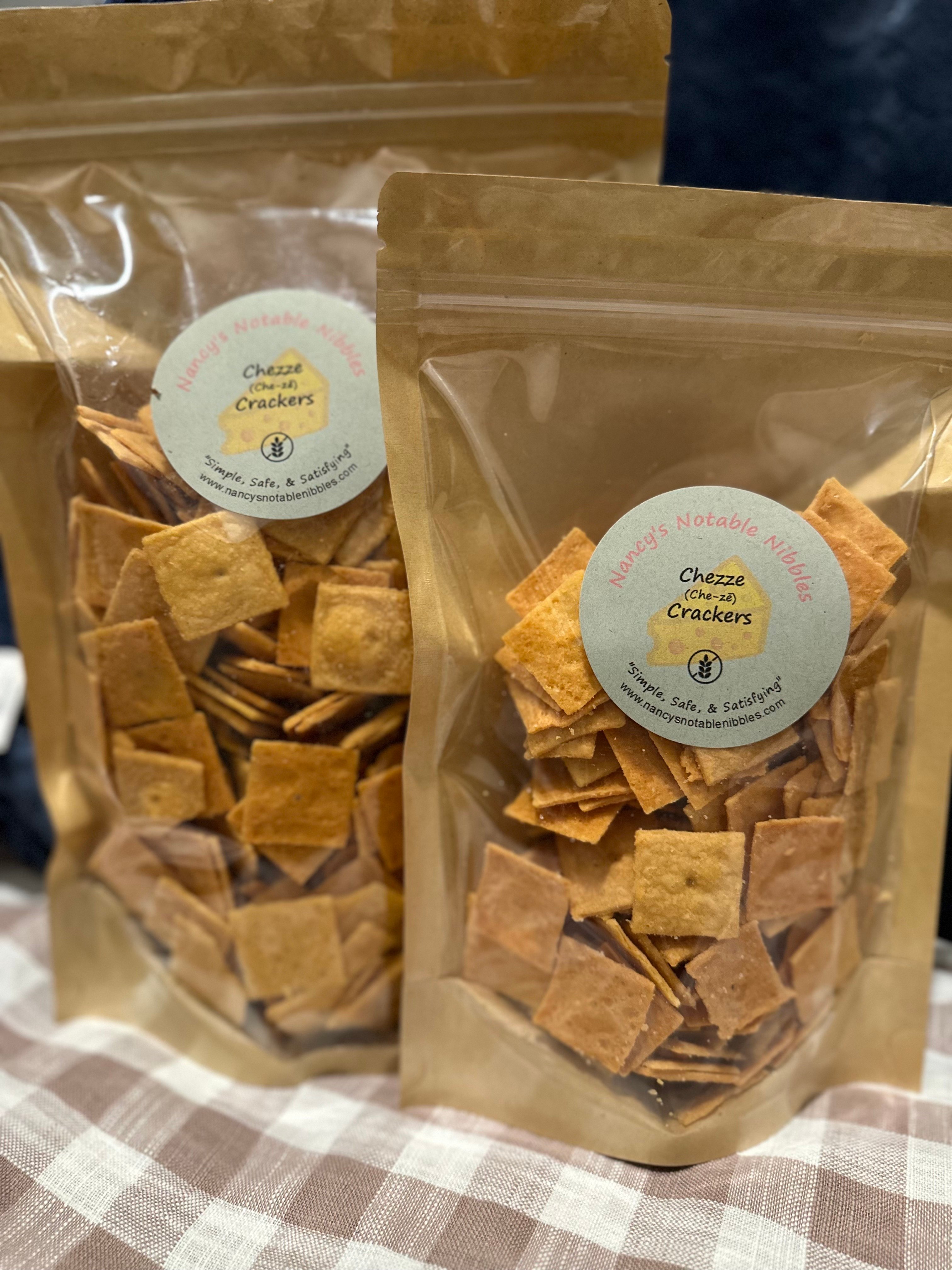 Chezze Crackers Packaged